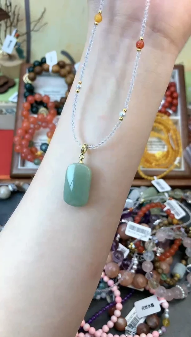 项链和田玉未镶嵌363