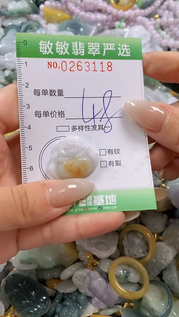翡翠未镶嵌颈饰闪购0263118