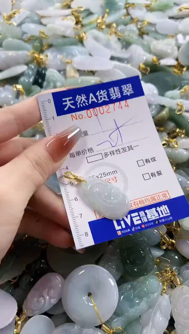 颈饰未镶嵌翡翠天然A货翡翠