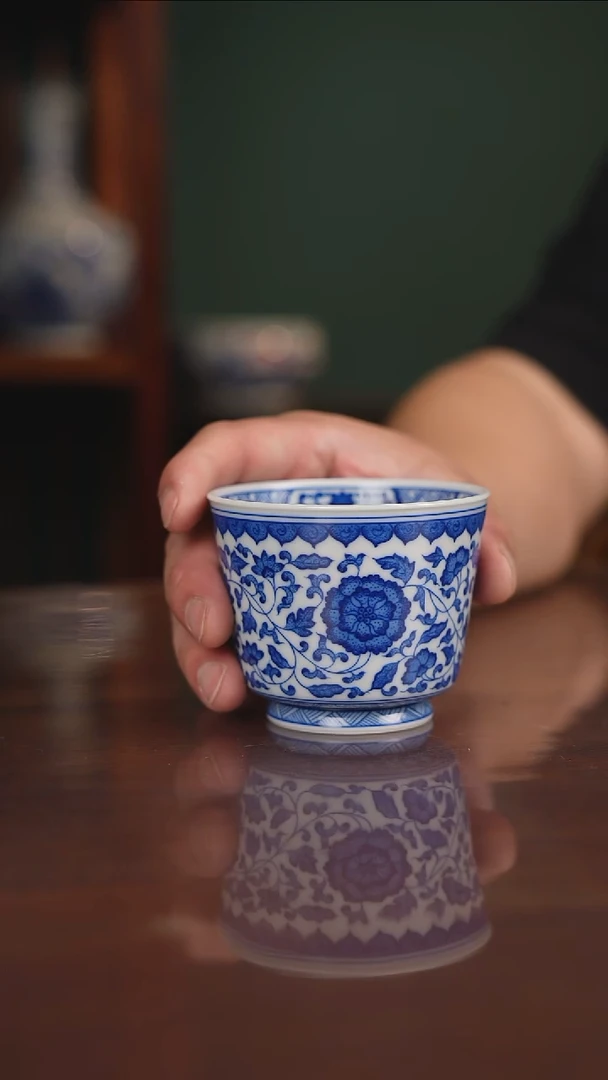 晓月窑青花高端茶具