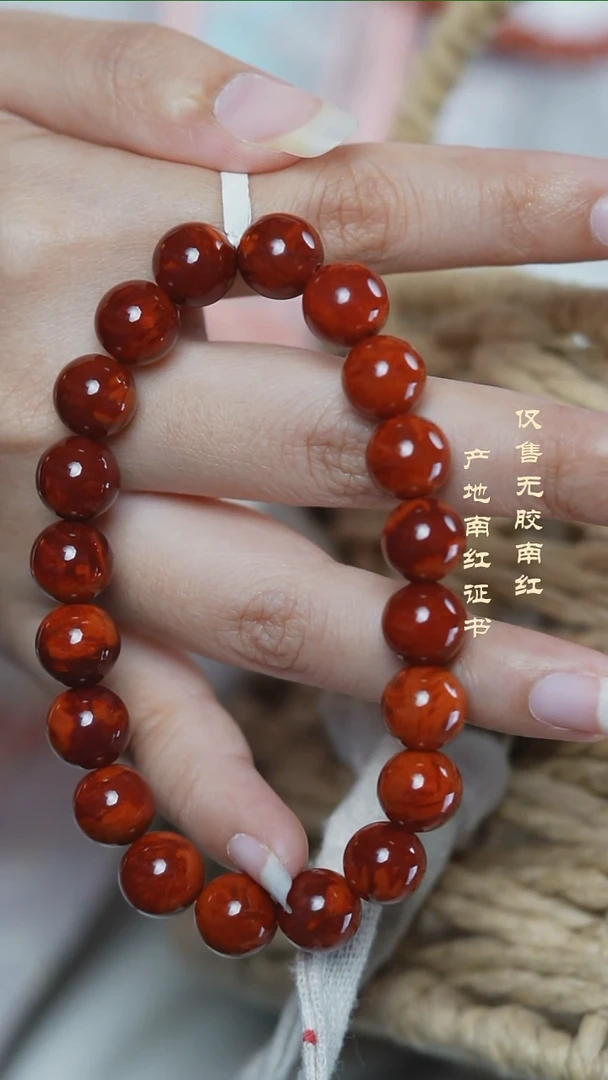 未镶嵌手串南红玛瑙火焰@@SCHY单-10mSS手工