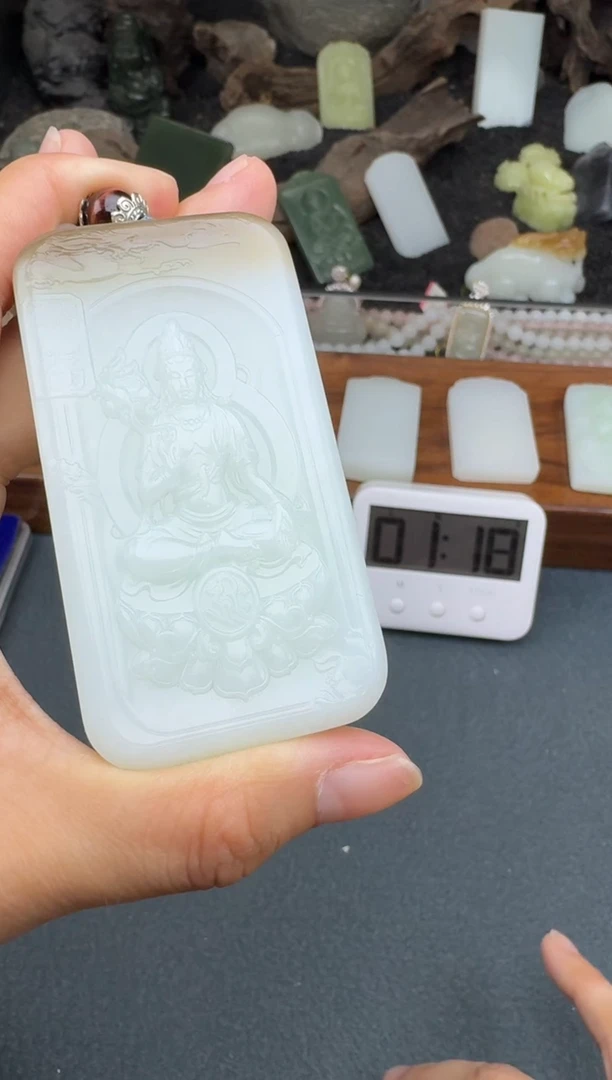 和田玉未镶嵌颈饰5