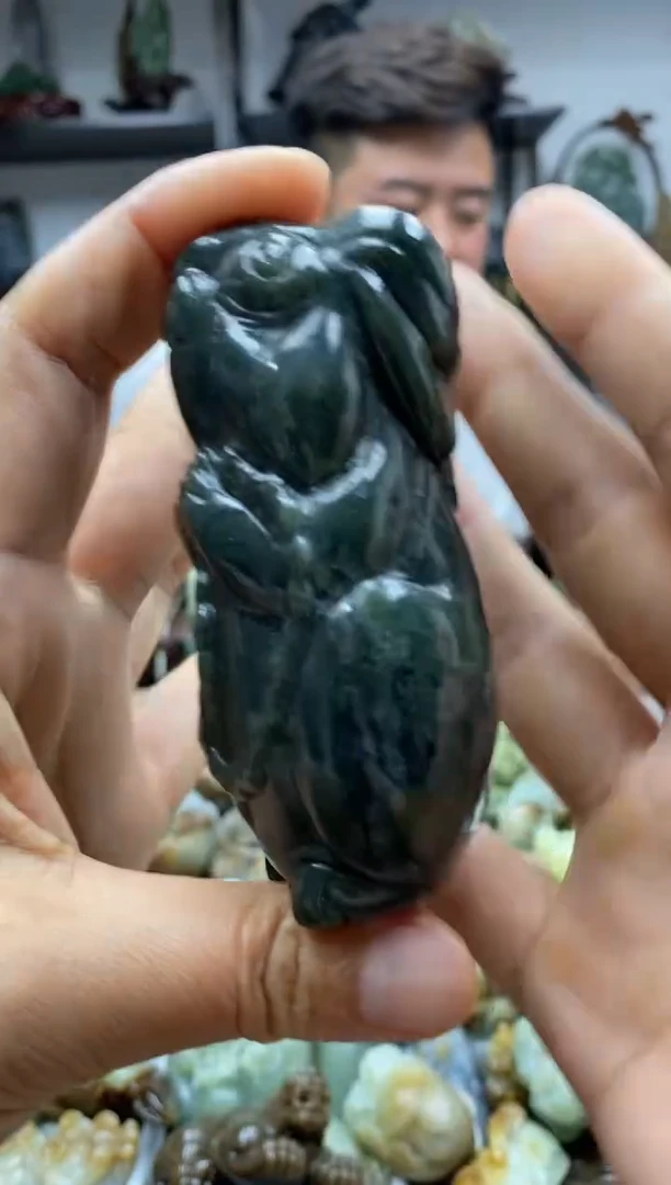 和田玉未镶嵌把件1