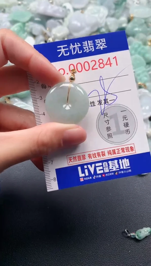 吊坠(不含链)未镶嵌翡翠2841
