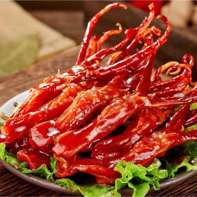 温州鸭舌香辣酱香味肉质鲜嫩卤味下酒菜熟食即食追剧解馋小零食