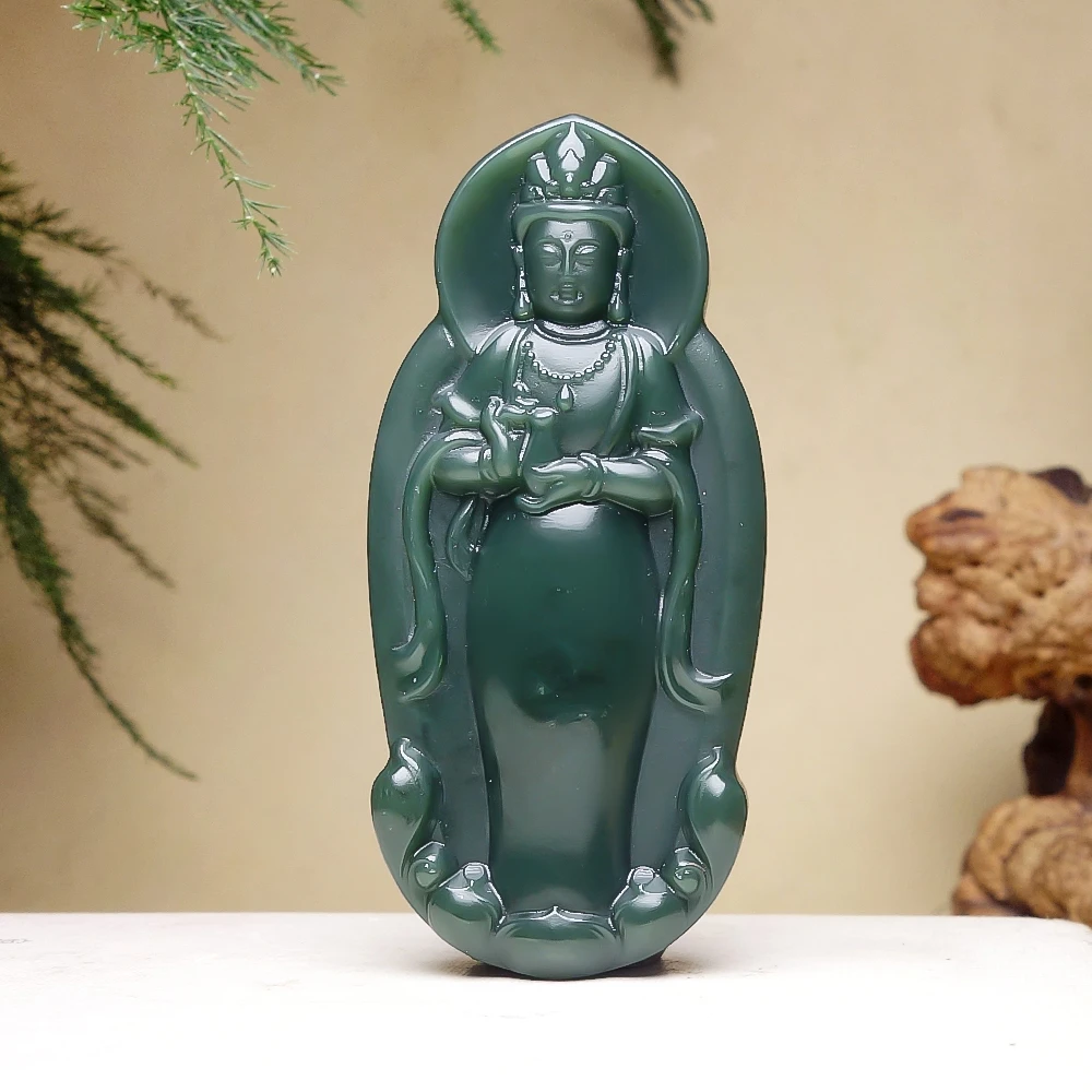 JF1955玉石珠宝精选和田玉吊坠