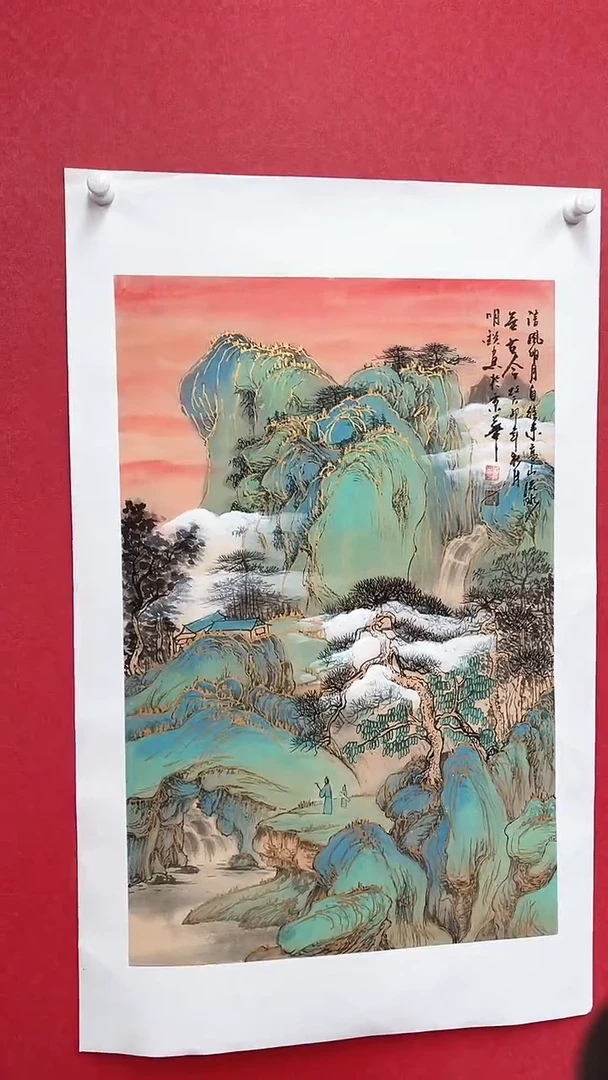 国画精美国画作品