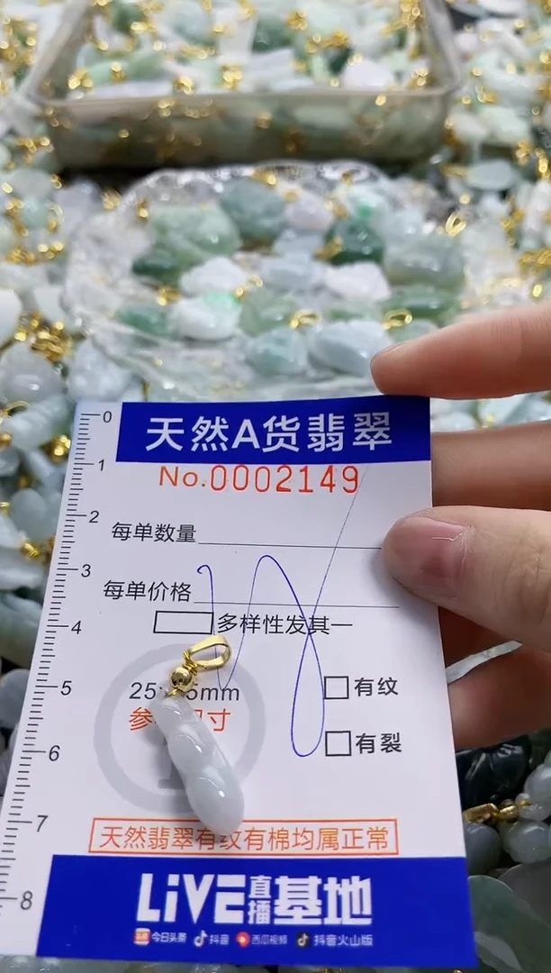 颈饰未镶嵌翡翠纯天然a货翡翠