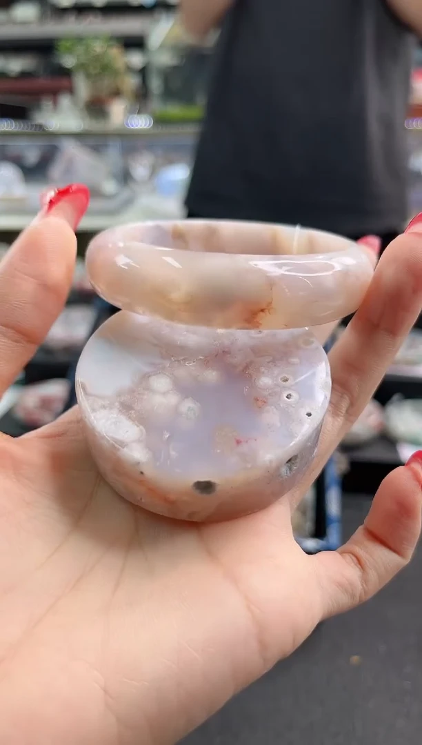 未镶嵌手镯石英质玉58圈口（不退不换）1691285