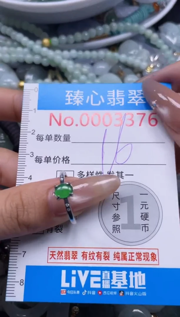 颈饰未镶嵌翡翠3376