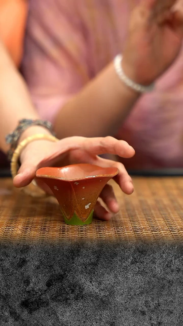 紫砂茶宠紫砂 宜兴紫砂 GFY  小叶紫檀 牵牛花