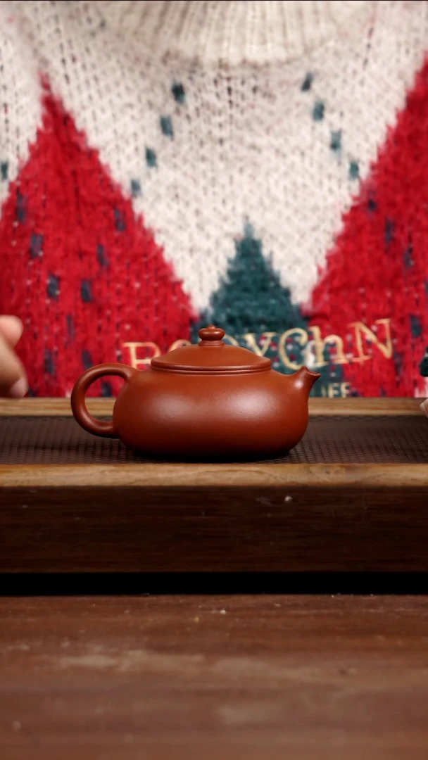 茶壶紫砂红沉香寒江200CC