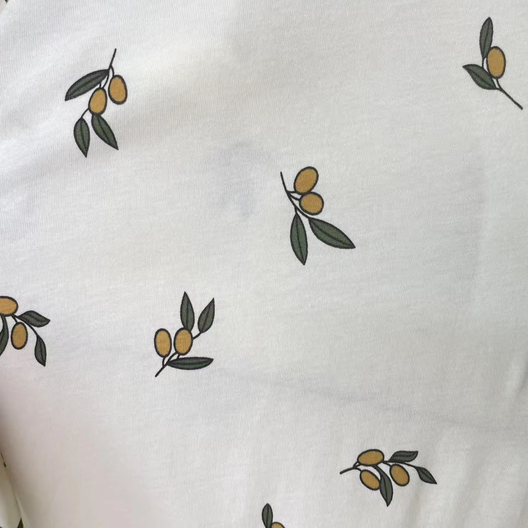 夏季-婴童纯棉【北欧-橄榄】短袖短裤大屁屁套装