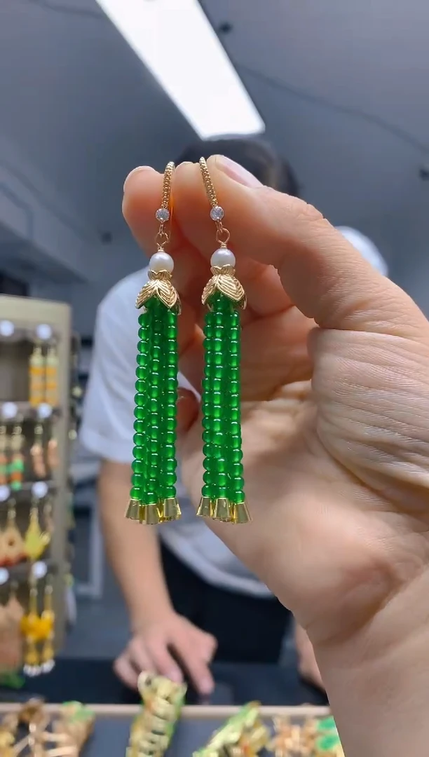 【闪购商品】玛瑙/玉髓耳饰合金211玛瑙饰品