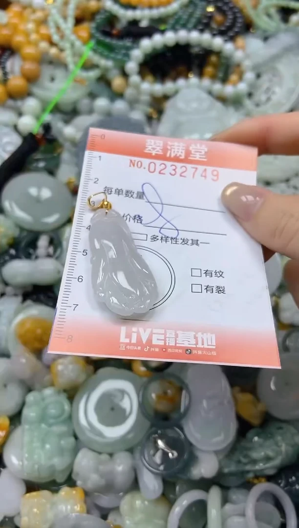 未镶嵌挂件翡翠闪购0232749
