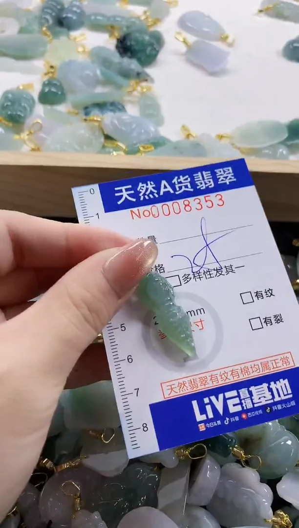 颈饰未镶嵌翡翠天然A货翡翠