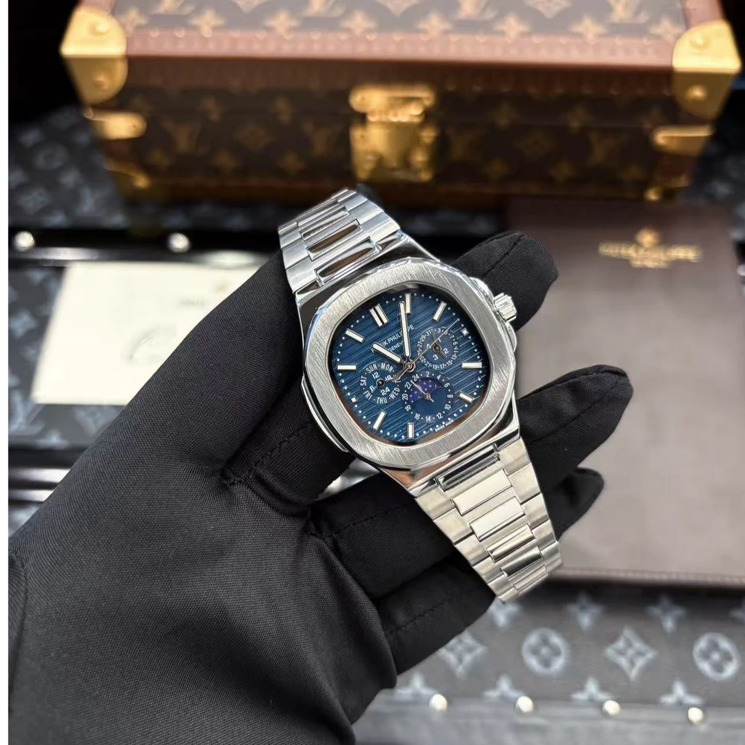 全新/PATEIK PHULIEPPE/鹦鹉螺5740多功能/40mm/全自动机械男表