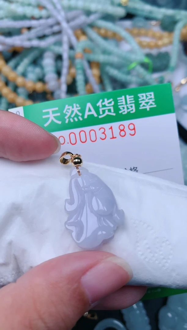 翡翠未镶嵌颈饰.0003189