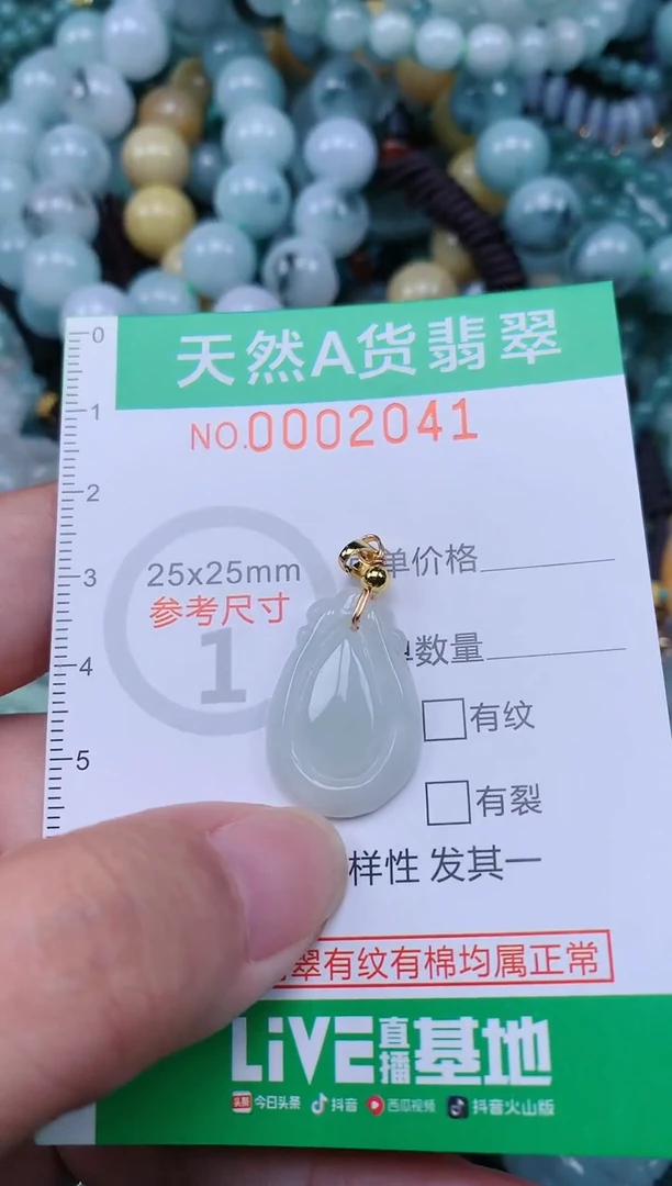 翡翠未镶嵌颈饰.0002041