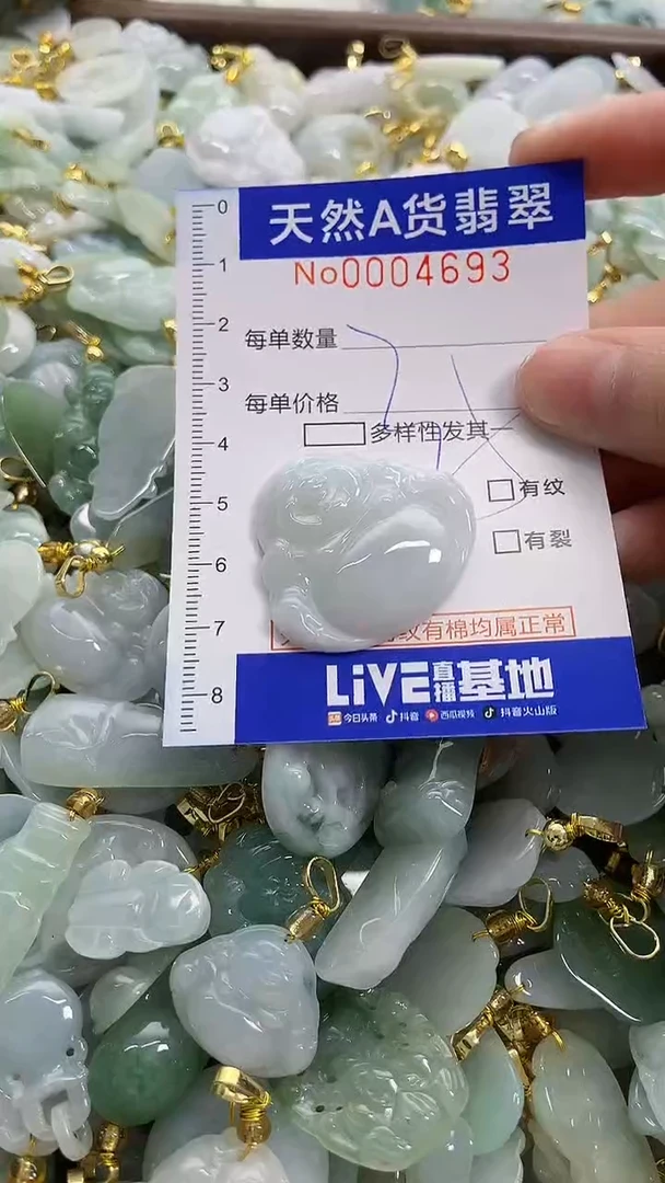 颈饰未镶嵌翡翠天然A货翡翠