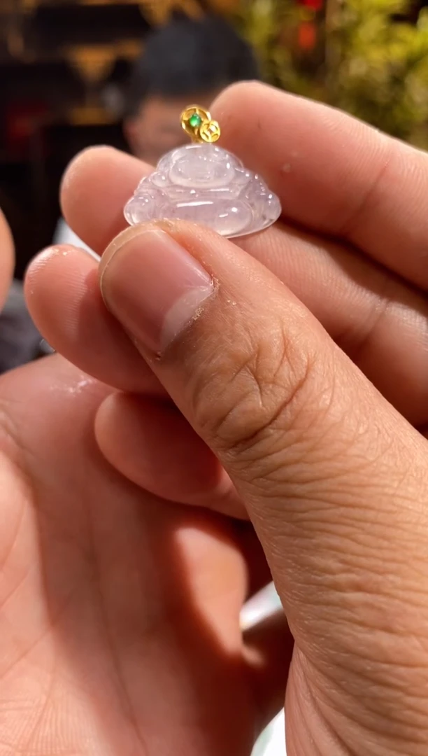 翡翠未镶嵌颈饰k00437天然缅甸翡翠a货