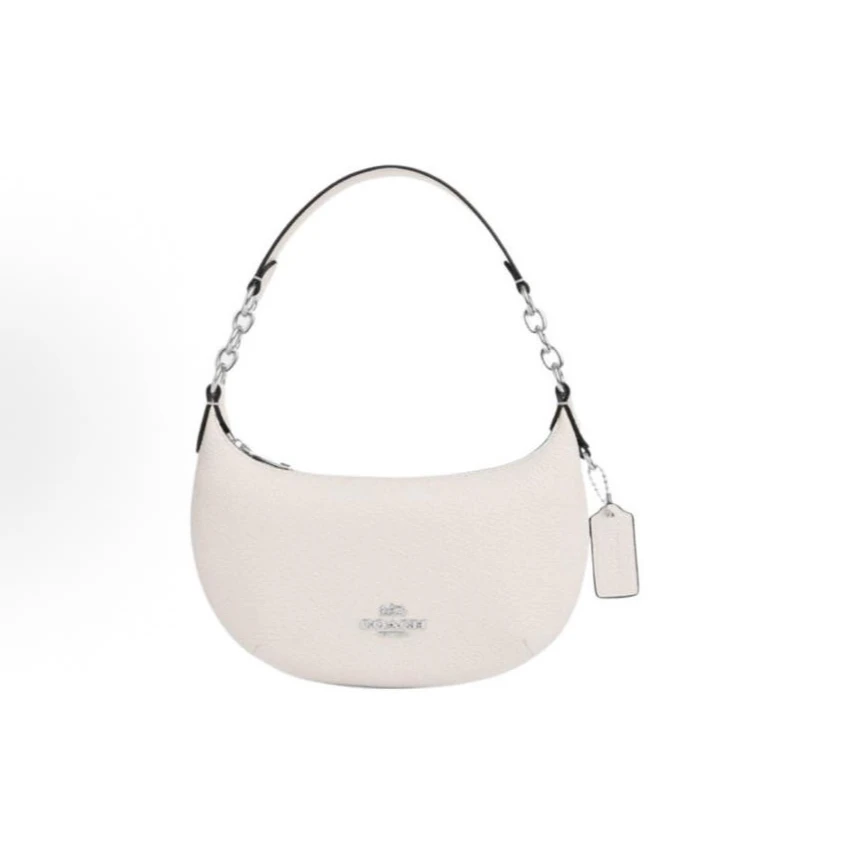 COACH/蔻驰迷你Payton白色腋下包Hobo单肩包手提包 21*15cm