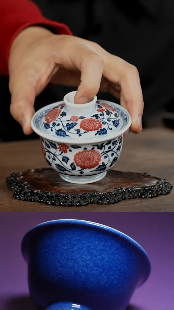 【闪购商品】景德镇盖碗逸古堂高端茶器