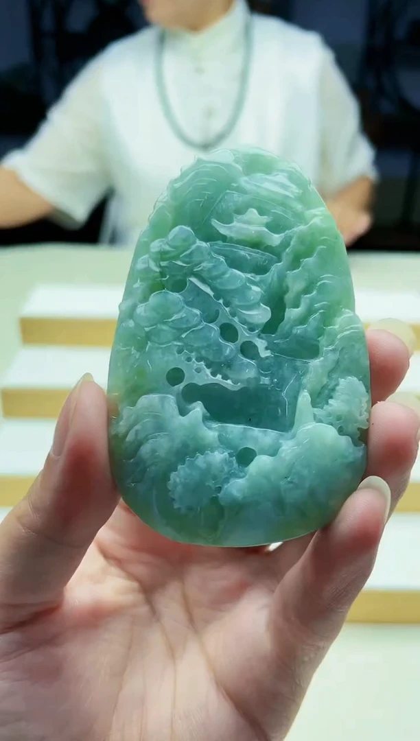 未镶嵌定制翡翠毛货09190134