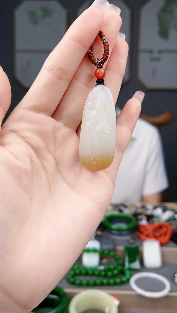 和田玉未镶嵌颈饰多样性发货拍一单发一个