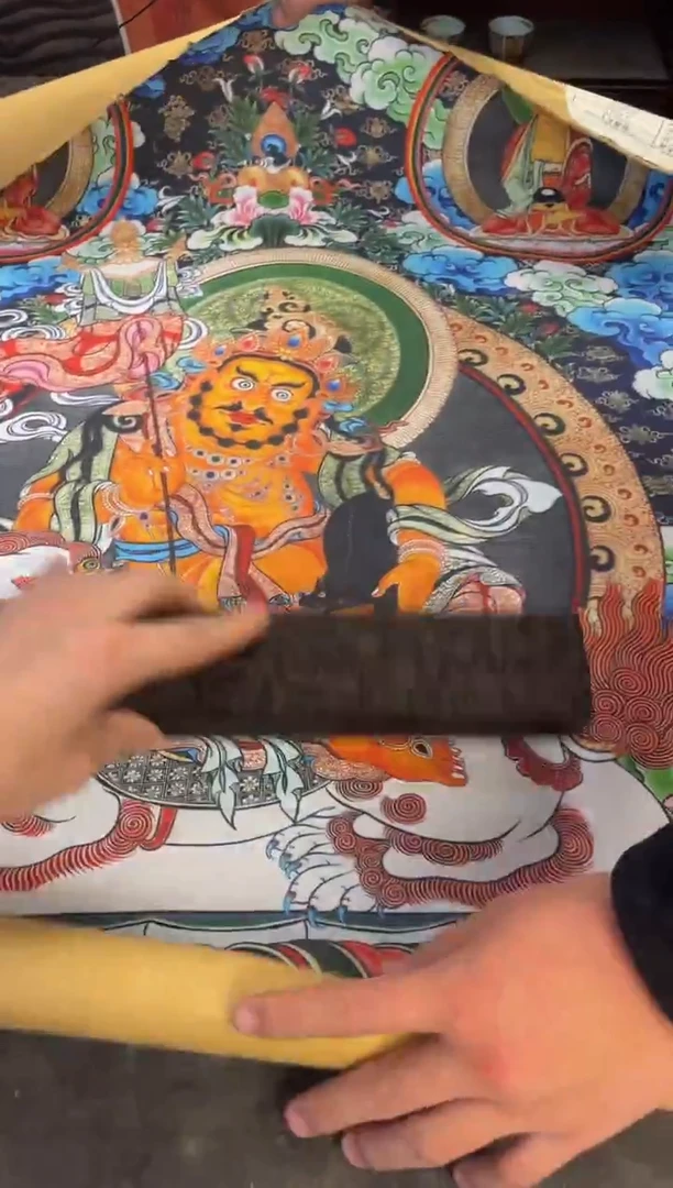 卷轴画大朱画院老六专属w997