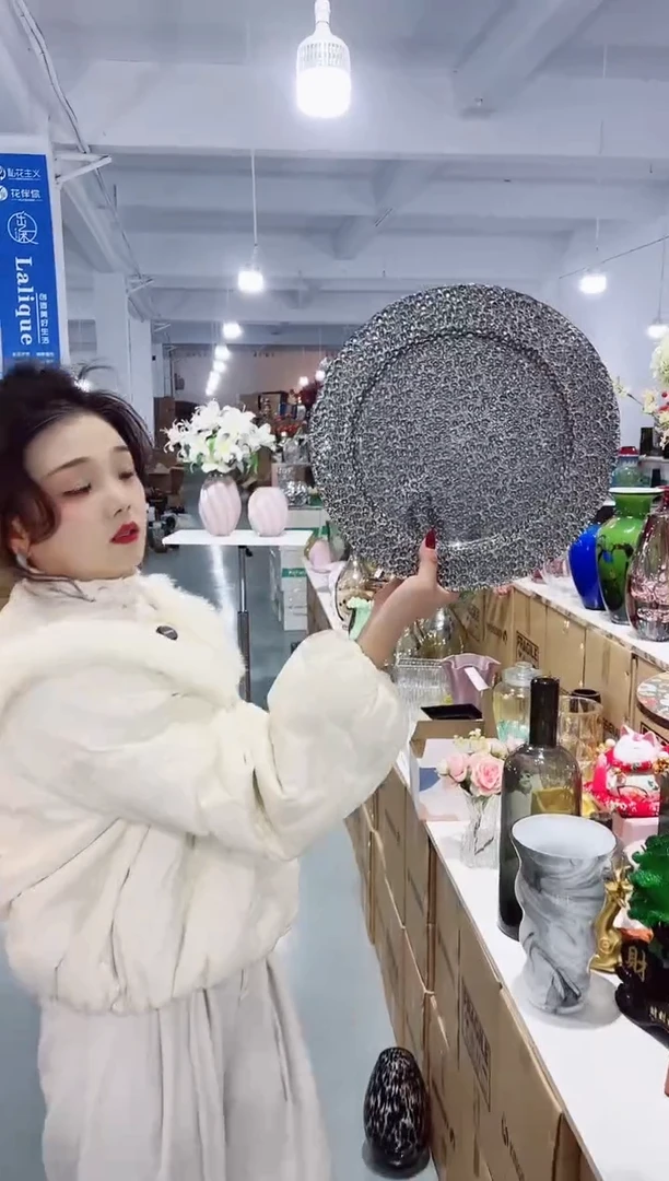 【闪购商品】玻璃私花主义花瓶厂-微瑕--6SV8