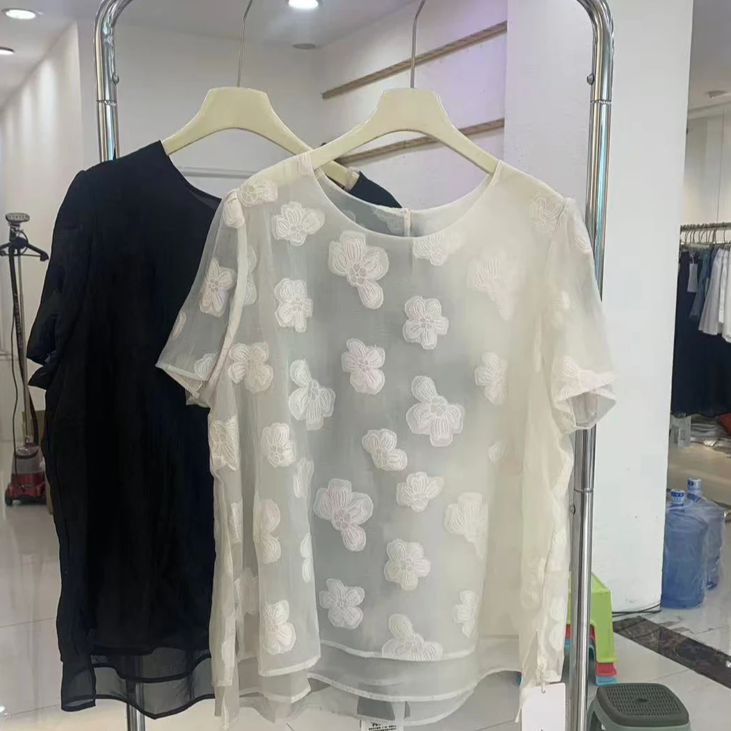 二姐家008蜕5178新款圆领百搭短袖