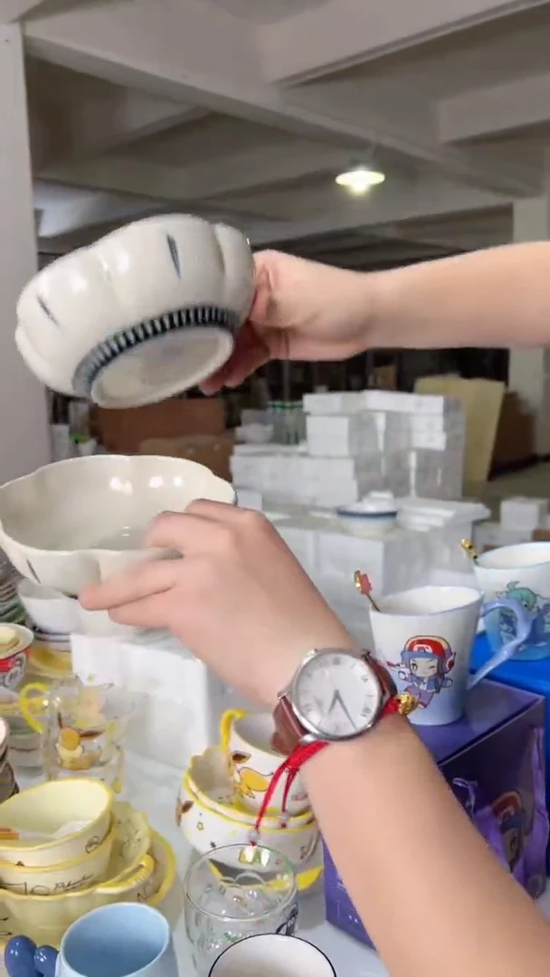 【闪购商品】6英寸弘韵花瓣碗2件套(芊芊阙歌-绿蓝)