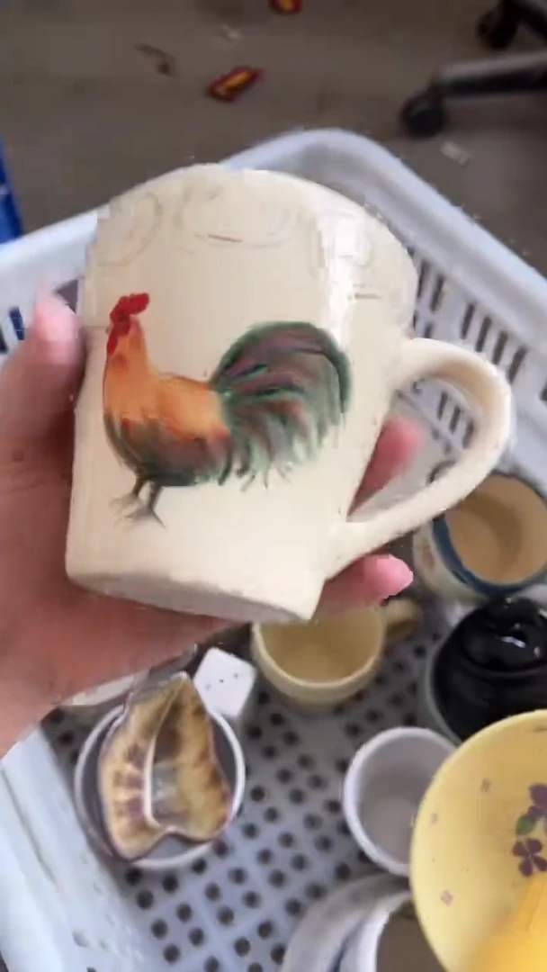 【闪购商品】默认微瑕高端树脂陶瓷摆件Y