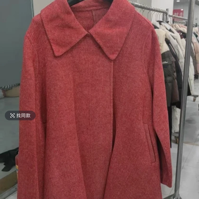 【影姐宠粉】2025新款韩版斗篷款气质宽松显瘦双面羊毛大衣2102