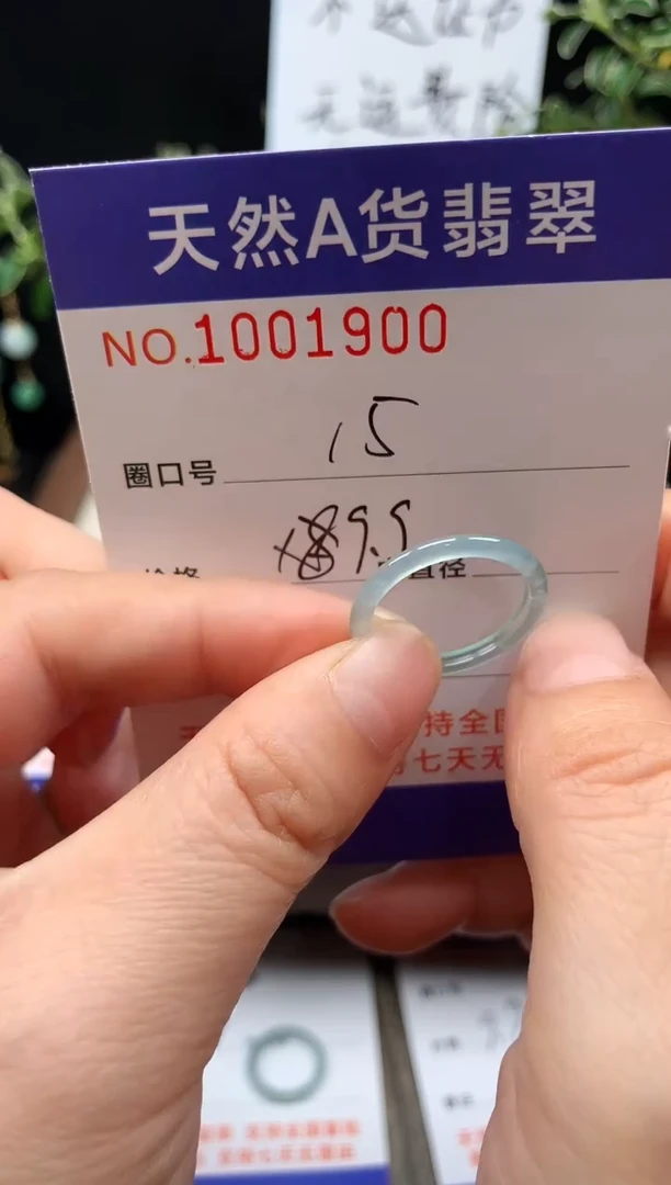 未镶嵌戒指翡翠15#