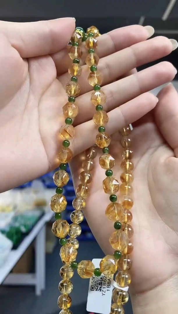【闪购商品】水晶项链未镶嵌多样性发其一颜色微差