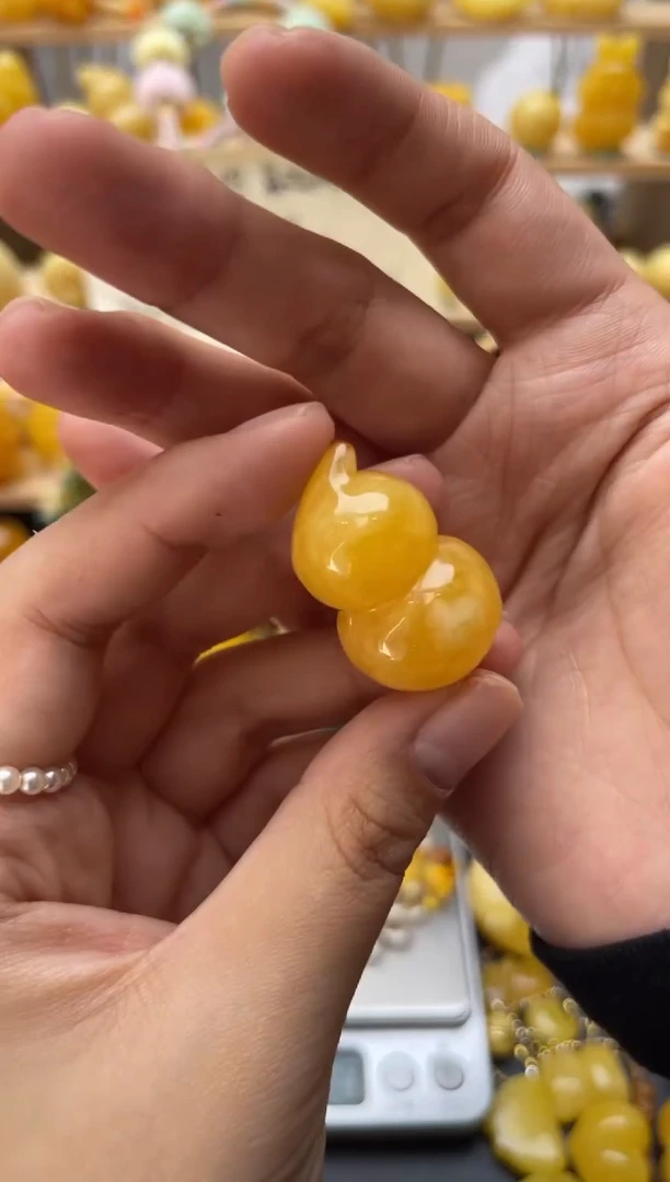 琥珀未镶嵌珠宝奇石118琥珀蜜蜡微瑕皮纹冰花