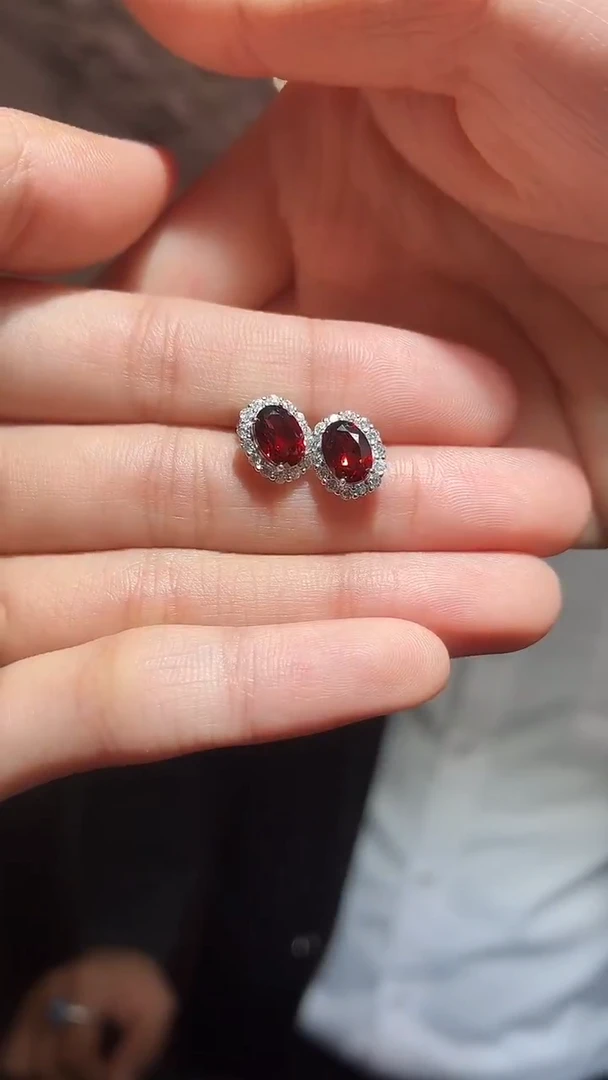 银S925镶嵌其他石榴石（扎德严选）