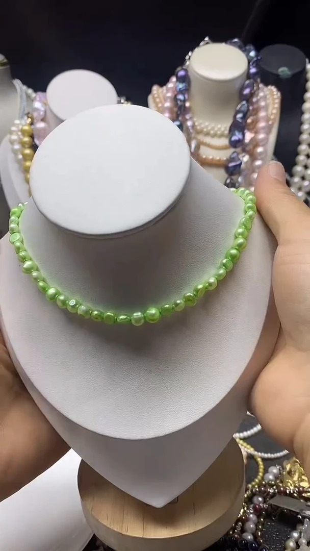 颈饰未镶嵌淡水珍珠多人