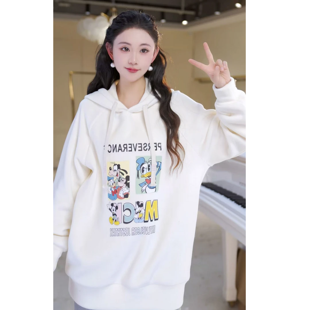 【北栀】动漫图案加绒加厚带帽卫衣813660