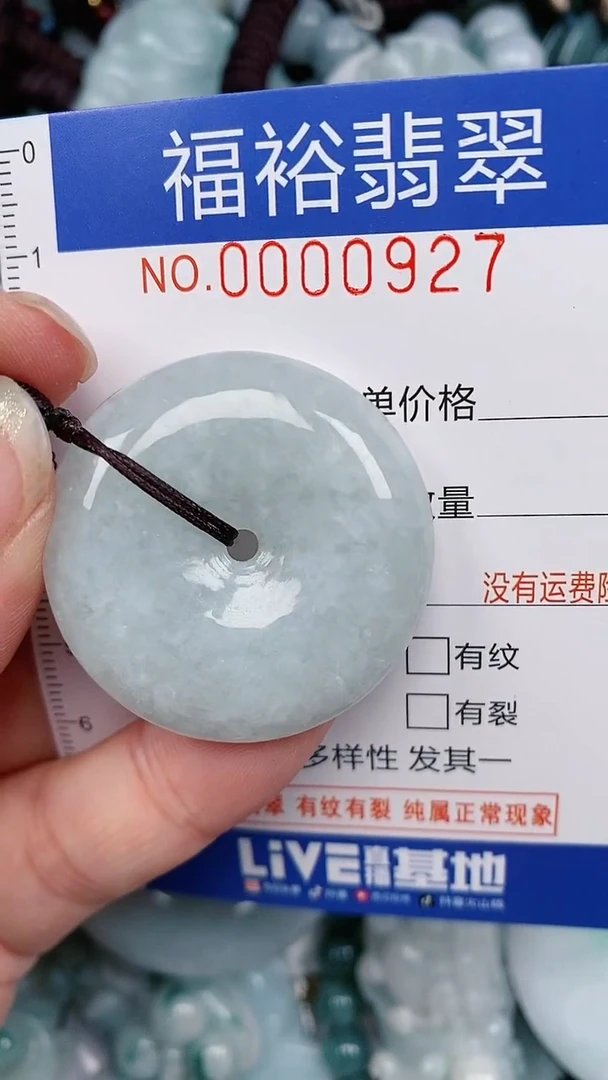 翡翠未镶嵌颈饰...0000927