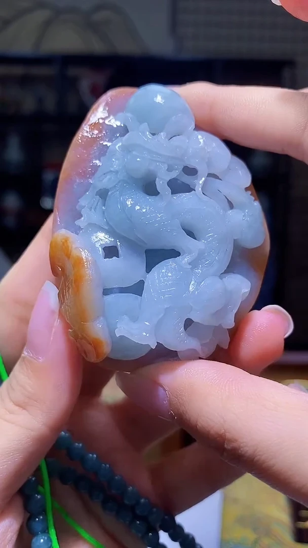 未镶嵌定制翡翠KK翡翠毛货吊坠-28