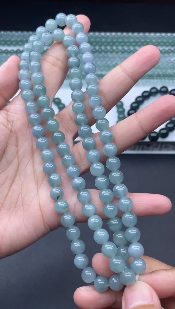 颈饰未镶嵌翡翠项链