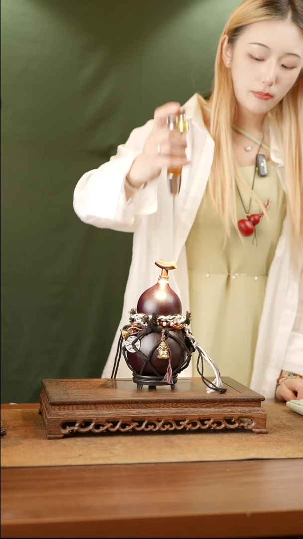 143号天然大漆工艺酒葫芦一物一拍~+/