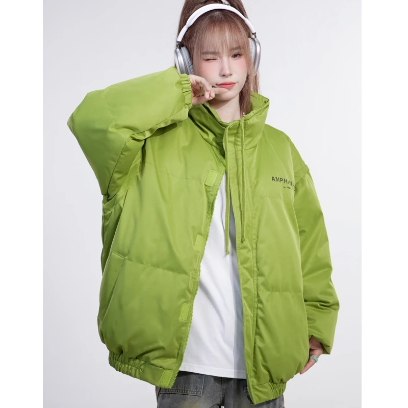 袖子可拆卸男女同款棉服女冬季时尚加厚棉袄宽松保暖情侣装马甲潮