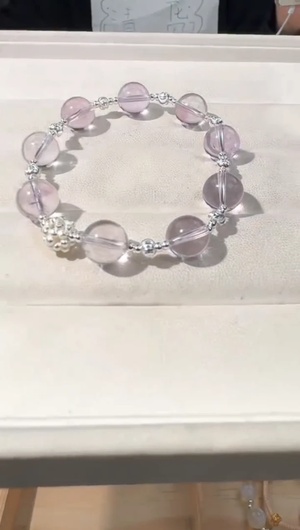 【闪购商品】水晶手链银S925镶嵌玻利维亚设计款