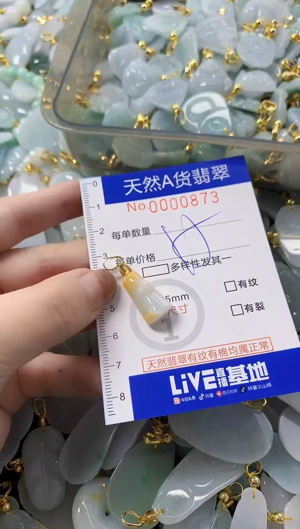 颈饰未镶嵌翡翠天然A货翡翠
