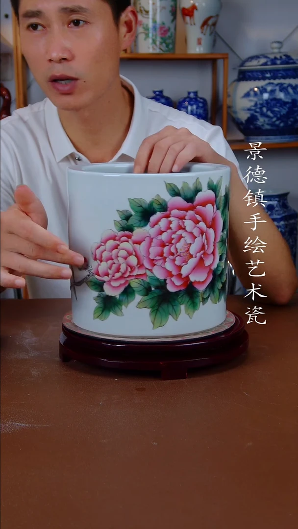 现代景德镇手工手绘陶瓷摆件80