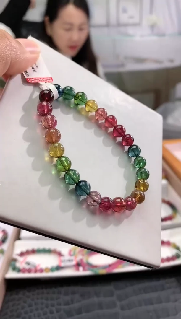 【闪购商品】碧玺手串未镶嵌多样性发一条